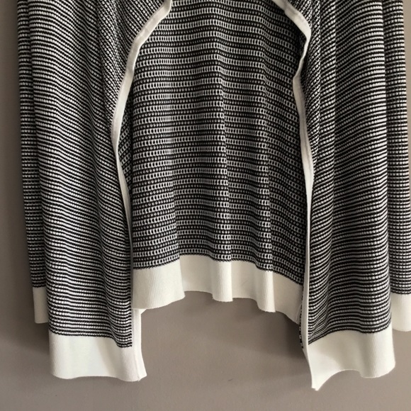 Calvin Klein Lightweight Textured Striped Cardigan - Picture 5 of 8